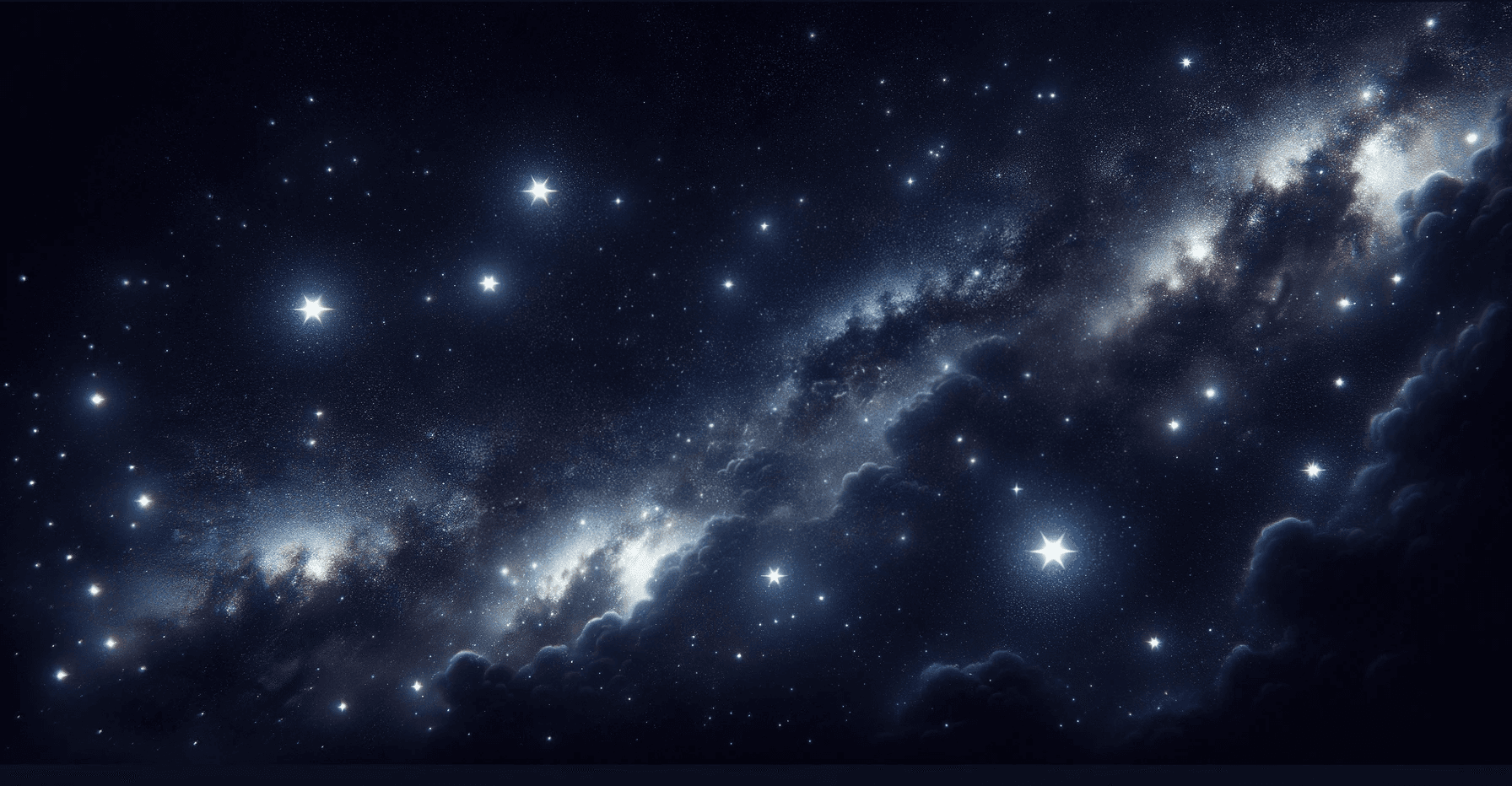 Starry night sky background image